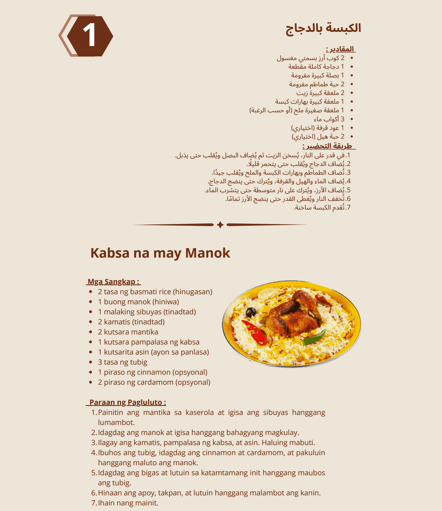 وصفات مجرّبة للعمالة المنزلية بلغتهم الأم