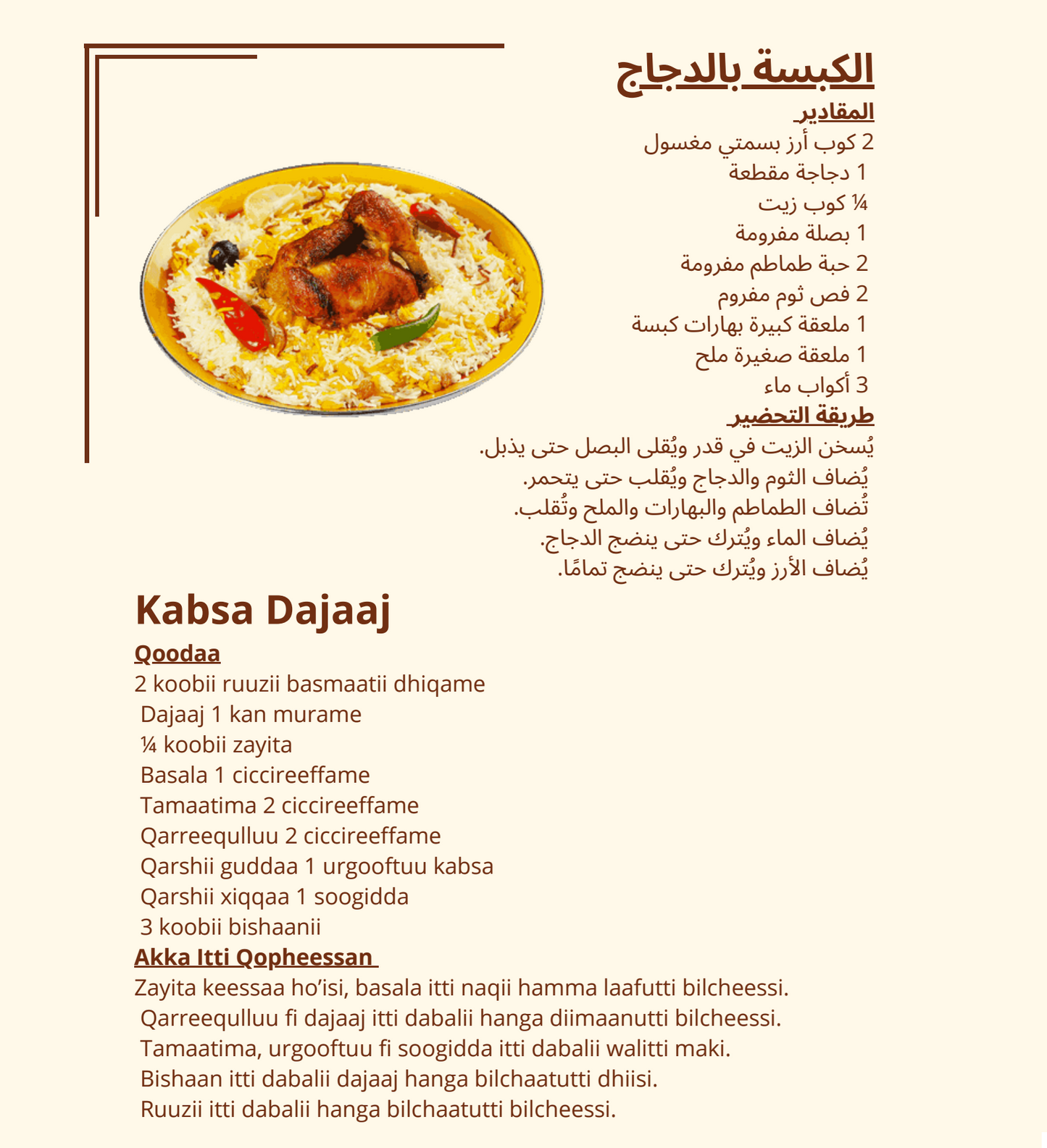 وصفات مجرّبة للعمالة المنزلية بلغتهم الأم